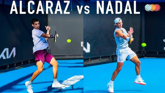 Modern forehand-biomekanik i tennis: Från Nadals lasso-sving till Alcaraz’ explosiva “pisk”